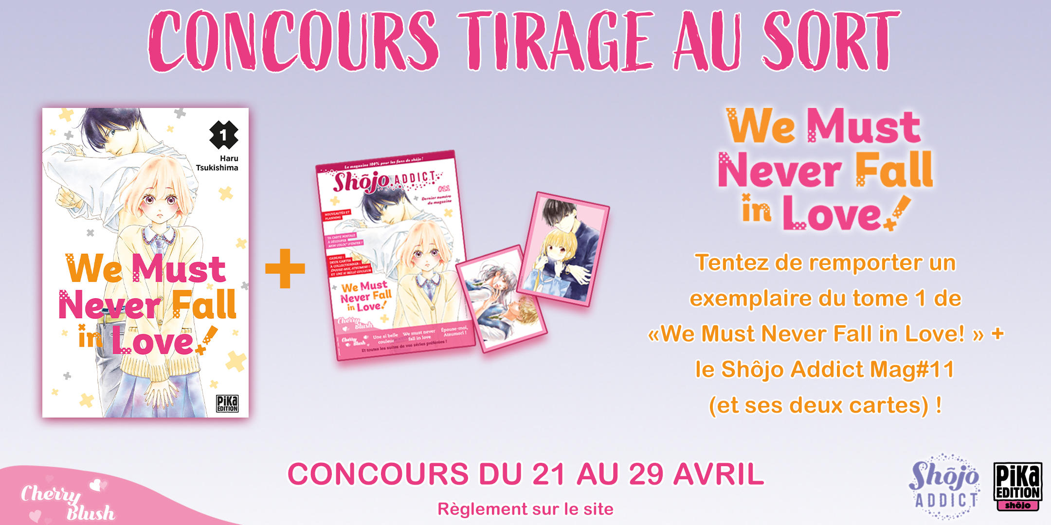 We Must Never Fall In Love Scan Vf Concours We Must Never Fall in Love - avril 2022